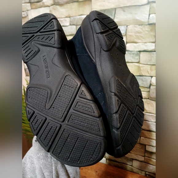 LANDS END Women's Suede &‎ Canvas All Weather Insulated Mid-Calf Boots SZ 8 - Picture 5 of 5